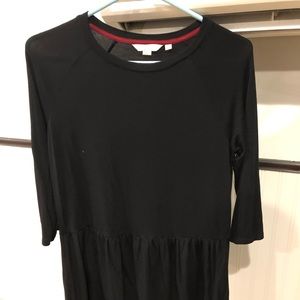 Boden black flowy top- worn twice